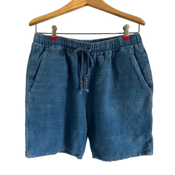 PHILIP HUANG Sky Indigo Isan Woven Shorts - Picture 3 of 11